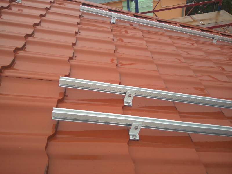 65kw-Tile Roof Solar Installation System