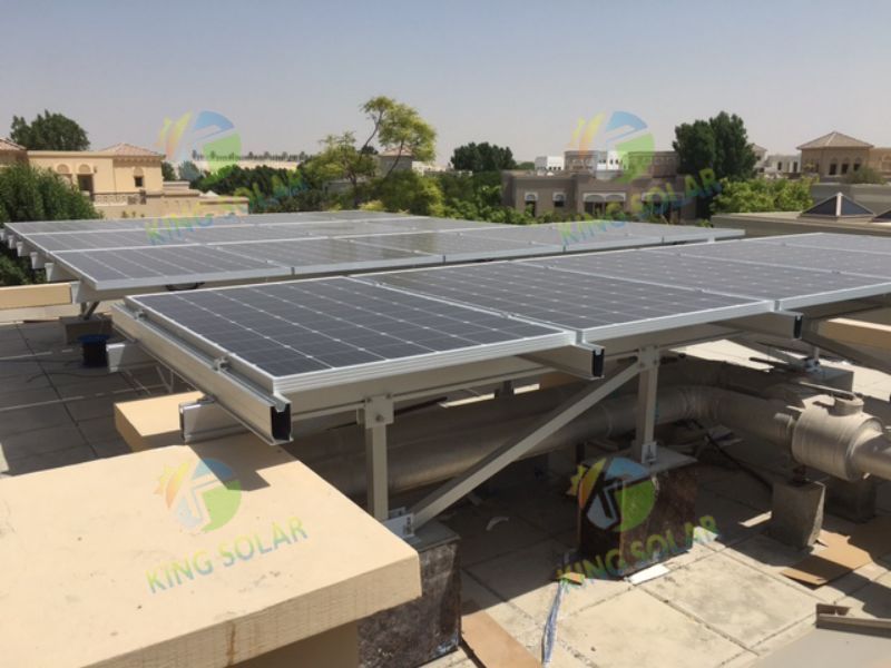 85kw-Solar installation solutions for cement roofs