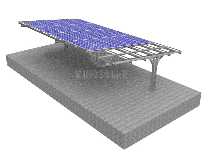 Carbon steel solar carport mounting system