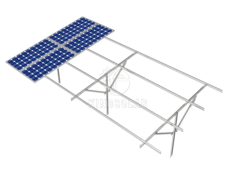 C Type Carbon Steel Solar Pv Panel Ground Mounting System