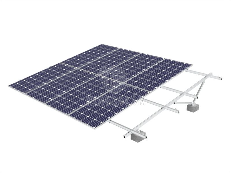 Aluminum solar panels ground mounting system - Type A