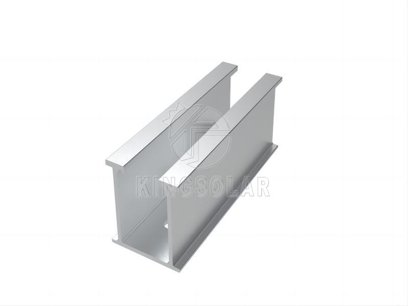 Mini rail for rooftop solar panel mounting U30