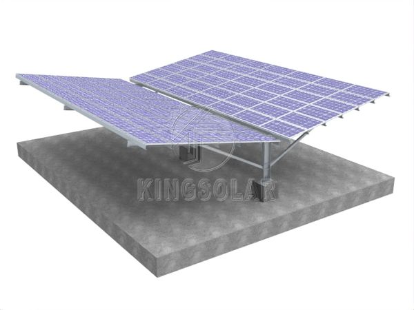 Carbon Steel Back to Back Solar Photovoltaic Mounting System