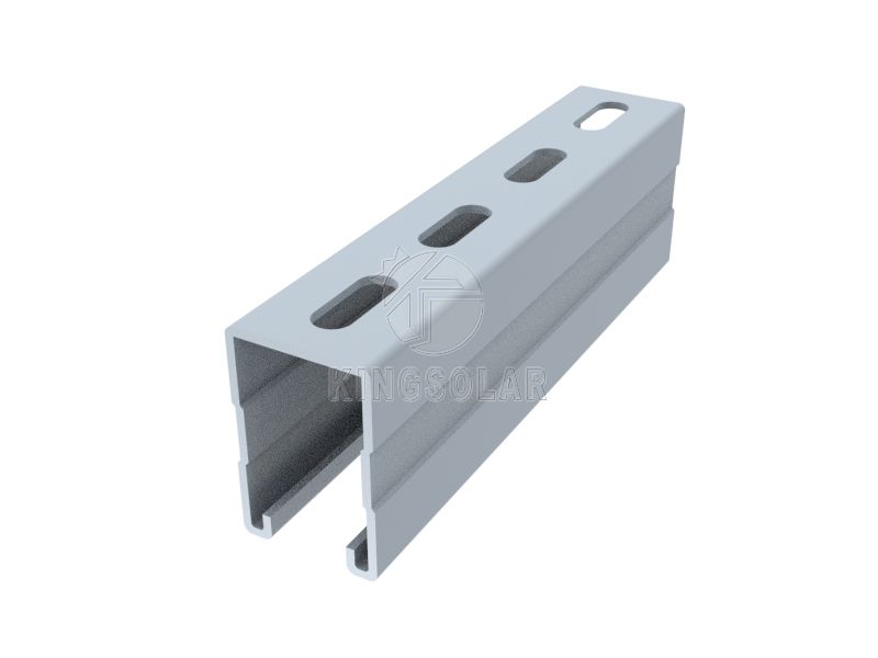 U Type Carbon Steel Ground Mounting System - U41x62 Product